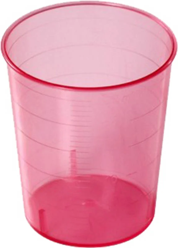 Wiegand MediBecher Multi 25ml rot 47 Stück