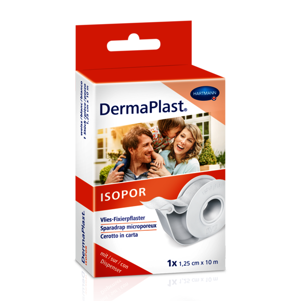 DermaPlast® Isopor Fixierpflaster 2.5cmx10m vlies weiss Dispenser DermaPlast® Isopor Fixierpflaster 2.5cmx10m vlies weiss Dispenser