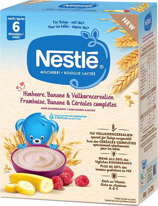 Nestlé Milchbrei Himb Bana&Vollkorncer 6M 450g