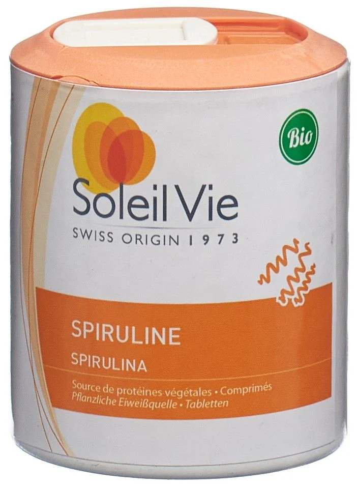 Soleil Vie Spirulina Tabl 500 mg Bio 180 Stück