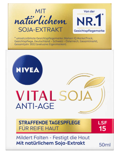 Nivea Vital Soja AA Tagescreme LSF15 50ml