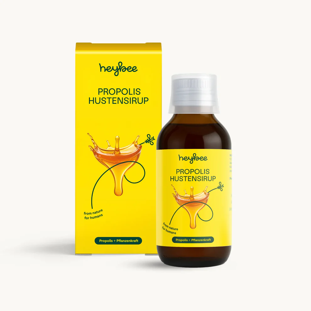 HEYBEE Propolis Hustensirup Flasche 100ml