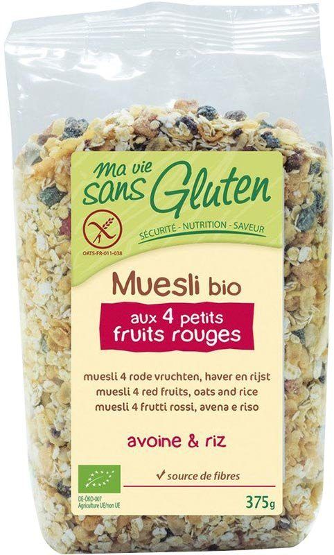MA VIE S GLUT Müesli 4 rote Früchte 375g