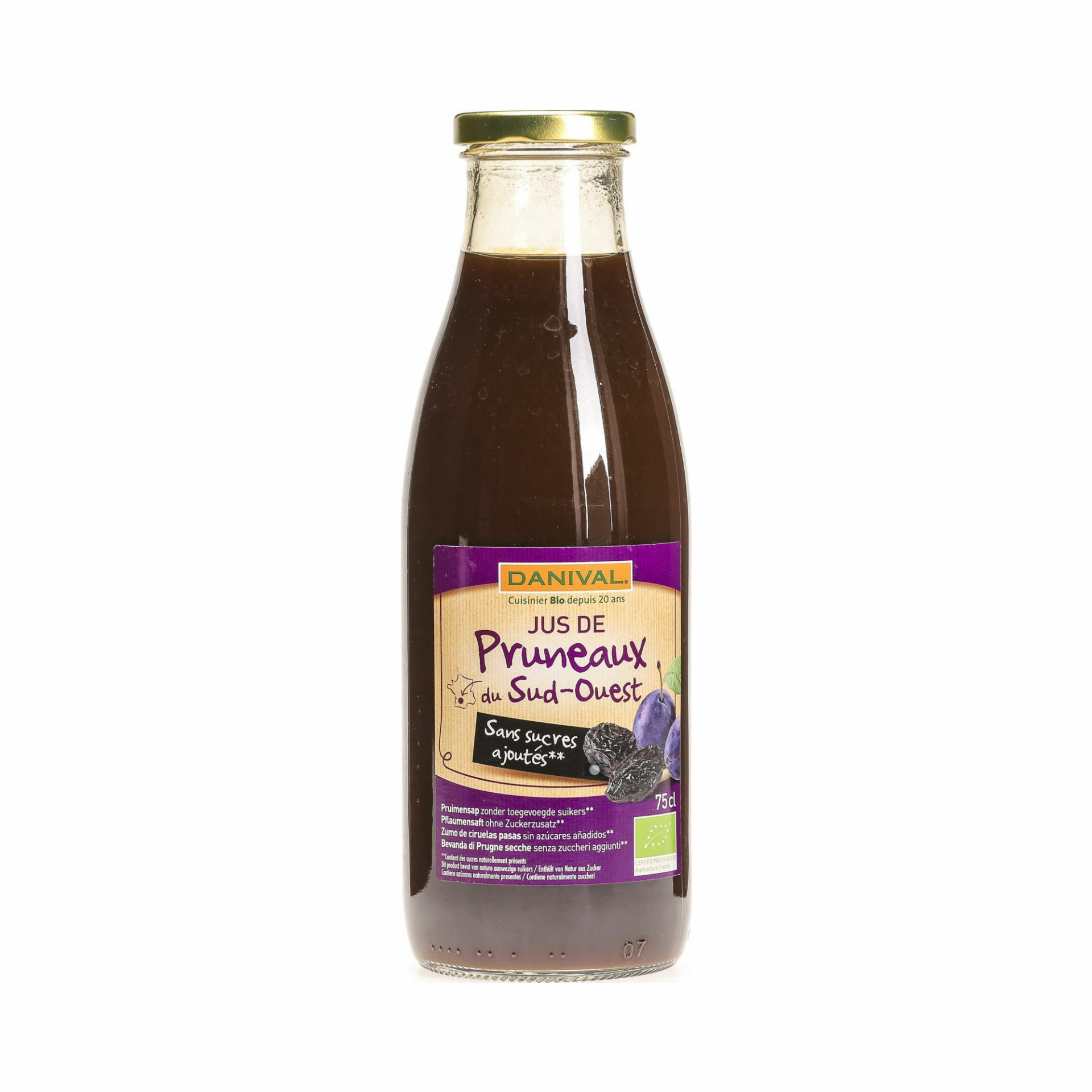 DANIVAL Pflaumensaft 750ml