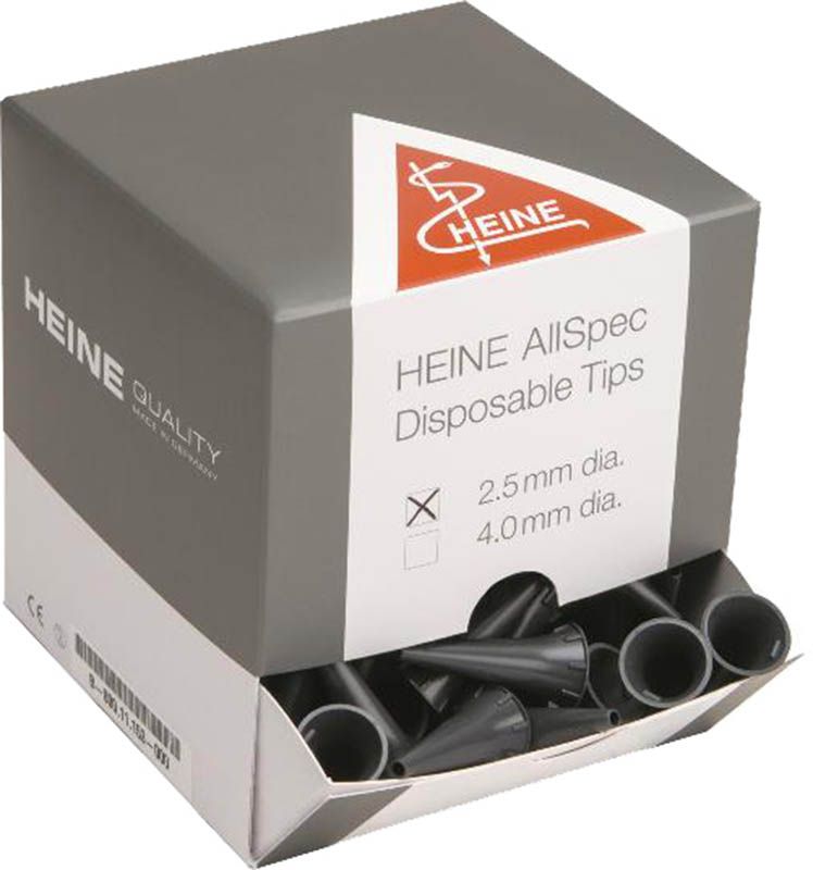 HEINE Ohrtrichter 1x Unispec 2.5mm grau 1000 Stück