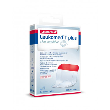 Leukomed T plus skin sensitive 5x7.2cm 5 Stück Leukomed T plus skin sensitive 5x7.2cm 5 Stück