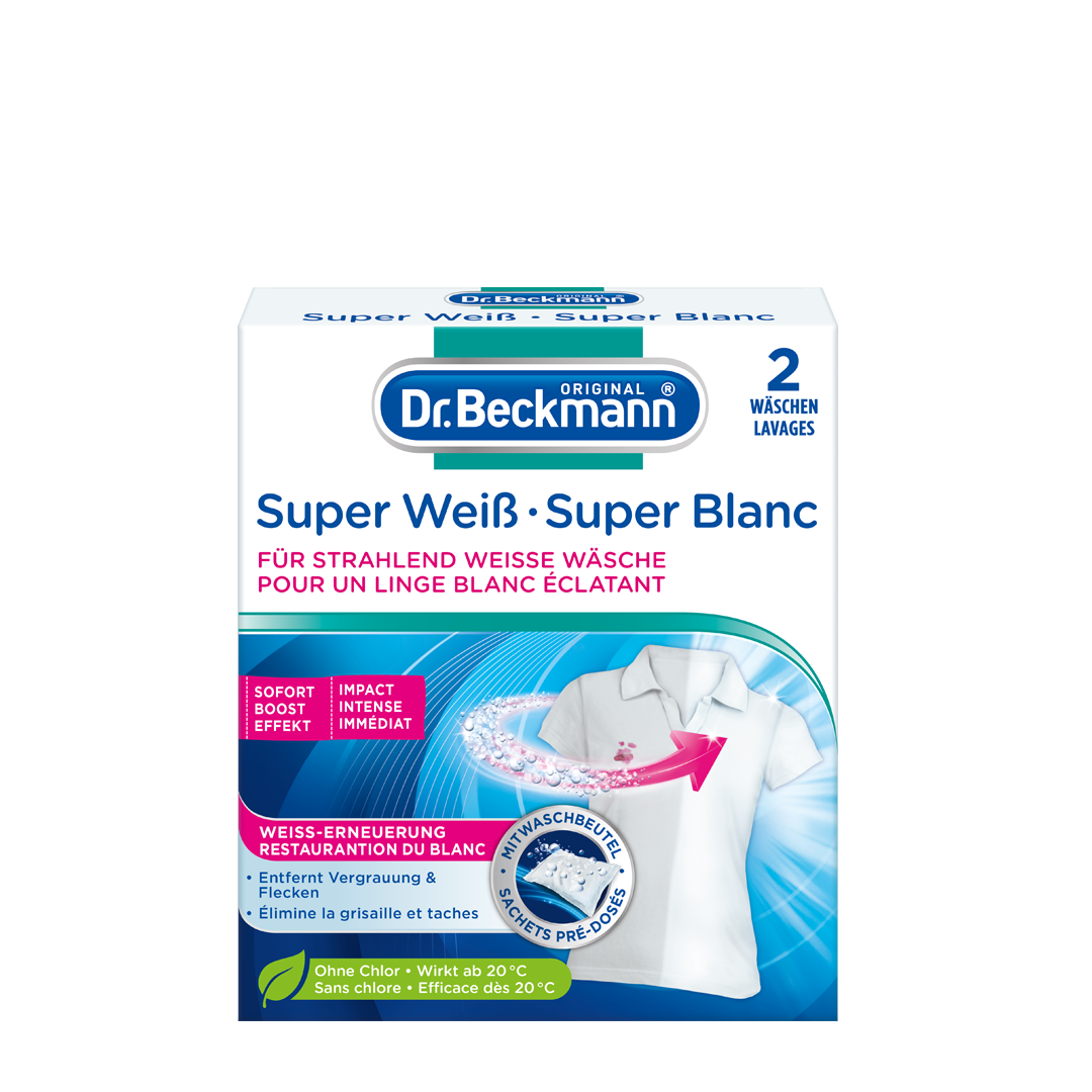 Dr. Beckmann Super weiss 2 x 40 g Dr. Beckmann Super weiss 2 x 40 g