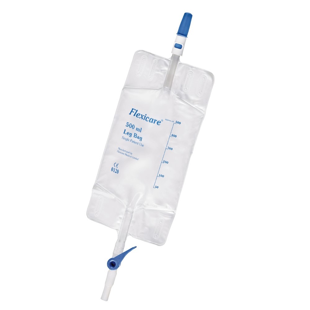 FLEXICARE Urinbeutel 500ml 7cm Ablauf RV 10 Stück