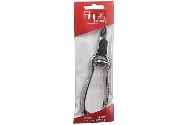 Nippes Fussnagelzange 13cm mit Feder vernickelt