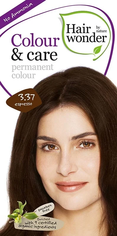 HENNA Hairwonder Colour & Care 3.37 Espresso Braun