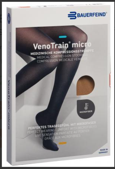 Bauerfeind VT MICRO AG KKL2 M p/l geschlossene Fussspitze cara MikroNoppe 1 Paar