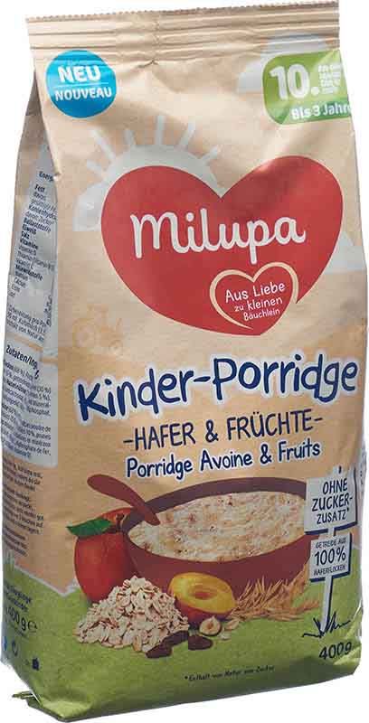 Milupa Porridge mit Hafer und Früchten 10M 400g