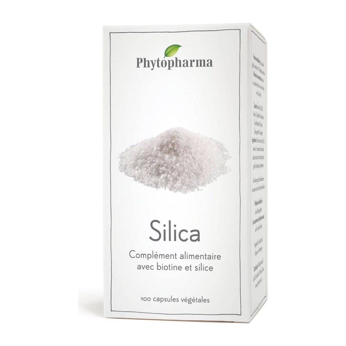 PHYTOPHARMA Silica Kapseln 100 Stück PHYTOPHARMA Silica Kapseln 100 Stück