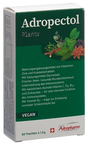 ADROPECTOL Plants Pastillen 60 Stück ADROPECTOL Plants Pastillen 60 Stück