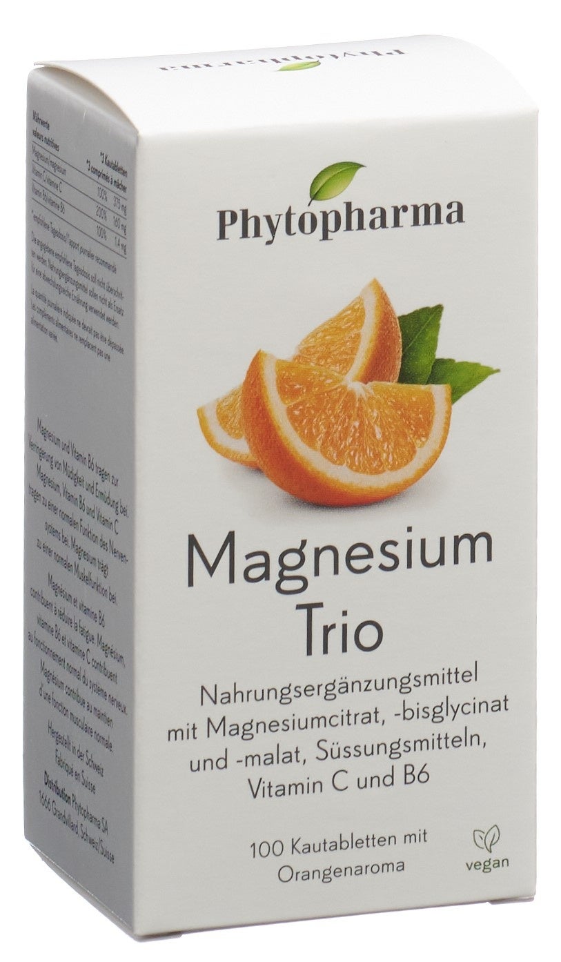 Phytopharma Magnesium Trio 100 Stück Phytopharma Magnesium Trio 100 Stück