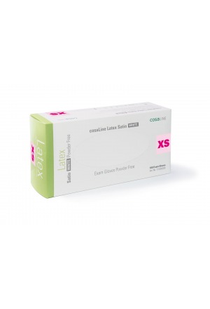 cosaLine UHS XS Latex Sat weiss puderf 100 Stück