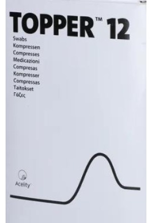 Topper 12 NW Kompressen 5x5cm steril 45 Btl 2 Stück