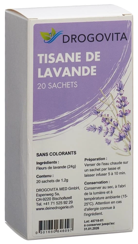 Drogovita Lavendel Tee Btl 80g