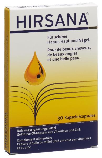 HIRSANA Goldhirse-Öl-Kapseln 30 Stück