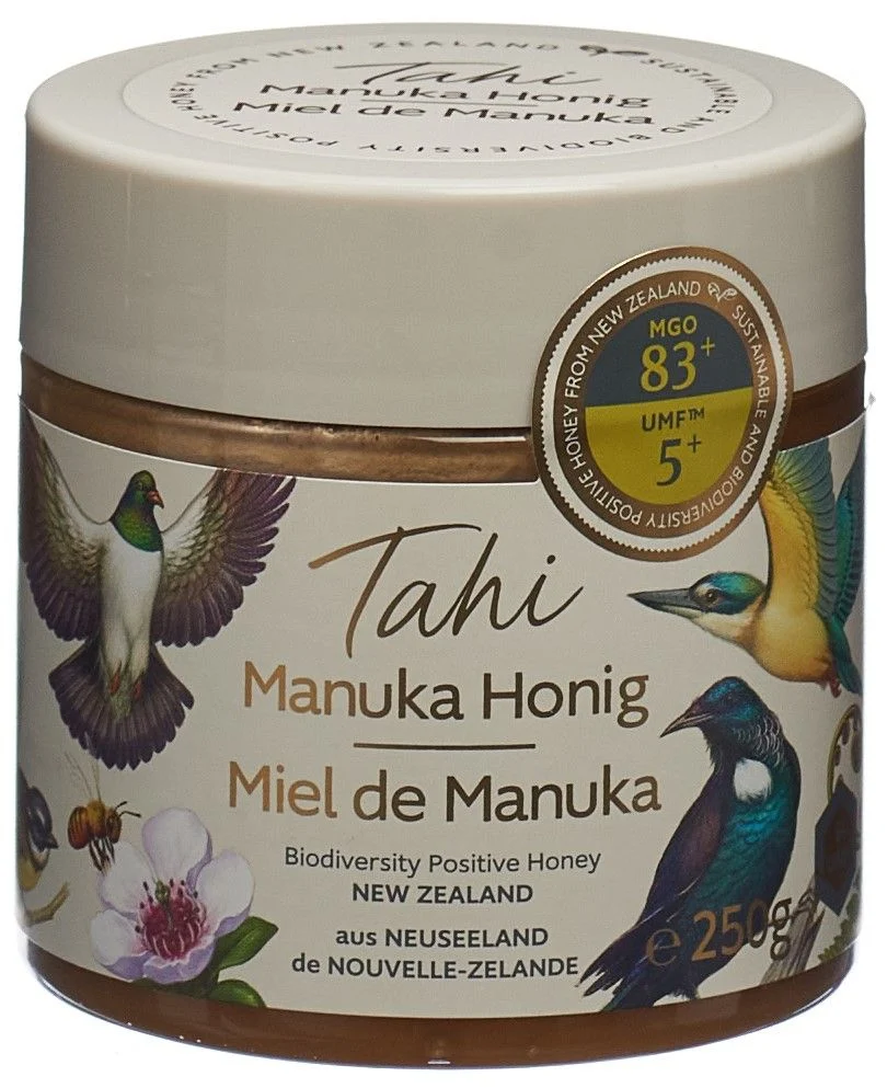 TAHI Manuka Honig UMF 5+ MGO 83+ D/F Topf 250g