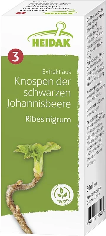 HEIDAK Knospe Johannisbeere Ribes nigrum Glyzerinmazerat Flasche 500ml