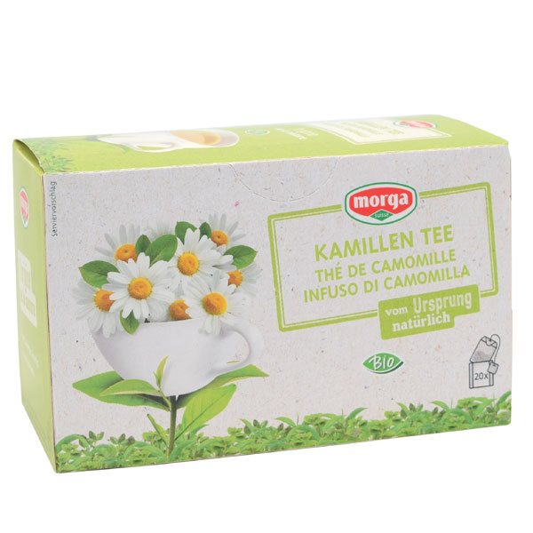 Morga Kamillen Tee m/H Bio Btl 20 Stück Morga Kamillen Tee m/H Bio Btl 20 Stück