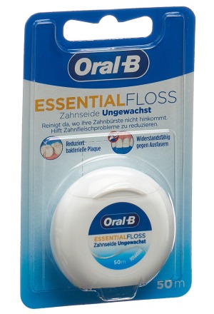 Oral-B Essentialfloss 50m ungewachst Oral-B Essentialfloss 50m ungewachst