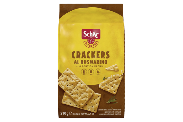 Schär Crackers al rosmarino glutenfrei 210g Schär Crackers al rosmarino glutenfrei 210g
