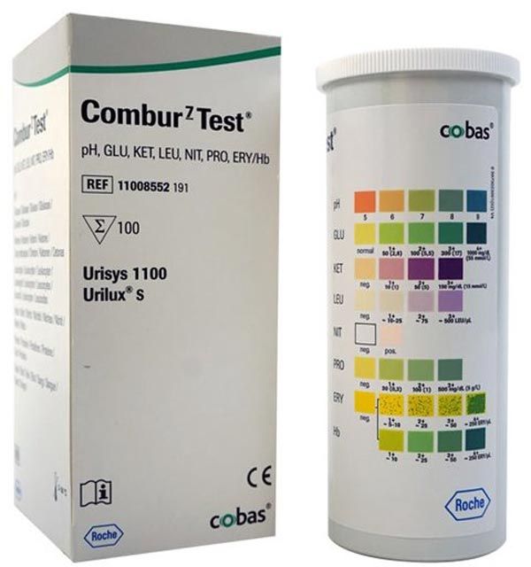 Combur 7 Test Streifen 100 Stück Combur 7 Test Streifen 100 Stück