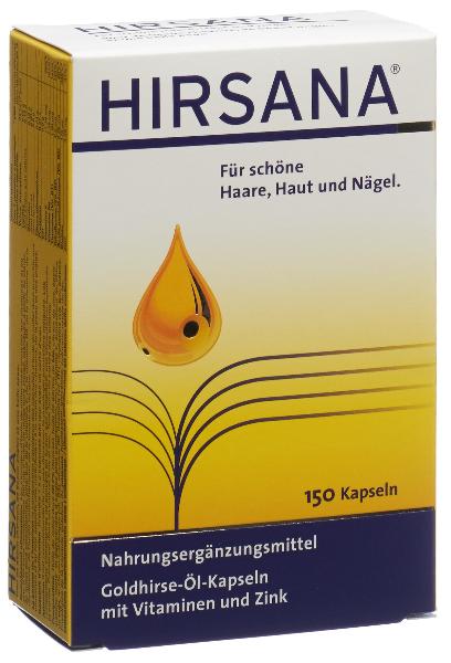 Hirsana Goldhirse-Öl-Kapseln 150 Stück