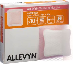 Allevyn Gentle Border Lite 10x10cm 10 Stück
