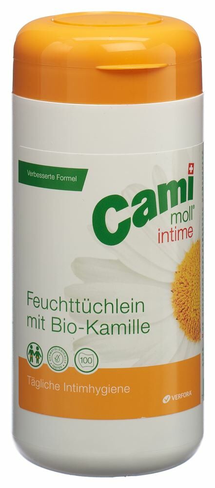 CAMI MOLL intime Feuchttücher neue Formel 100 Stück CAMI MOLL intime Feuchttücher neue Formel 100 Stück