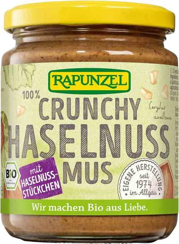 Rapunzel Crunchy Haselnussmus 250g