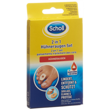 Scholl 2in1 Hühneraugen Set Scholl 2in1 Hühneraugen Set
