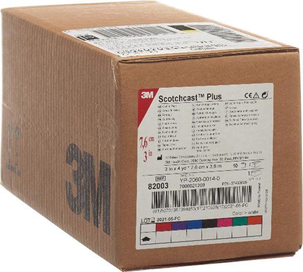 3M Scotchcast Plus 7.5cmx3.65m weiss 10 Stück 3M Scotchcast Plus 7.5cmx3.65m weiss 10 Stück