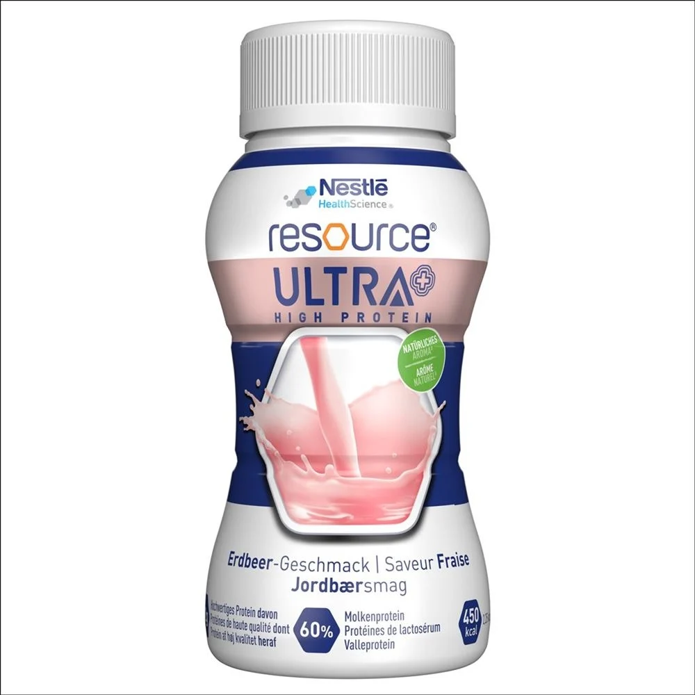 Resource Ultra + Erdbeere 24 Fl 200ml
