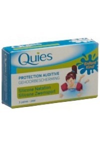 Quies Wassergehörschutz Silikon Kinder 3 Paar