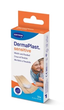 DermaPlast® Sens Schnellverband 4x10cm beige 10 Stück