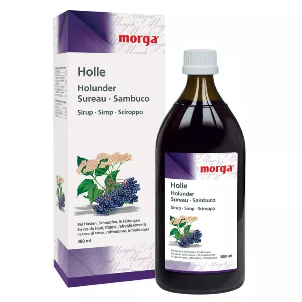 Morga Holunder-Sirup Flasche 380ml Morga Holunder-Sirup Flasche 380ml