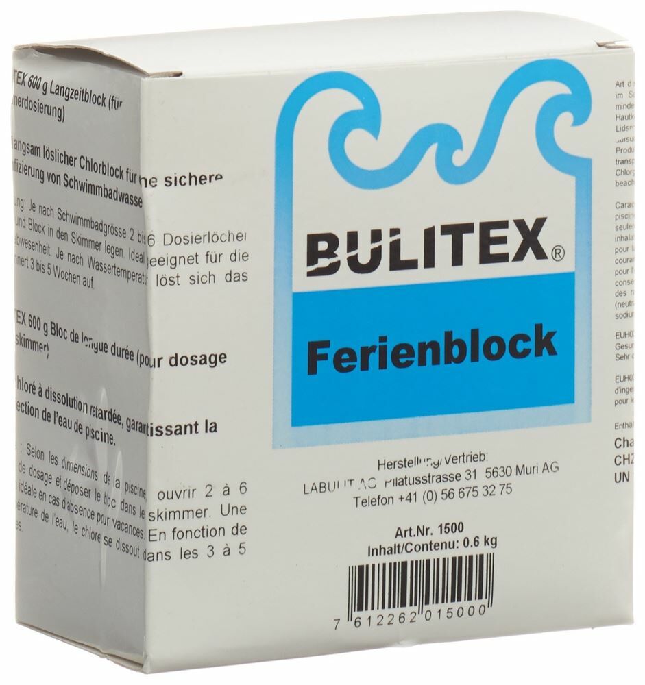 BULITEX Ferienblock 600g BULITEX Ferienblock 600g