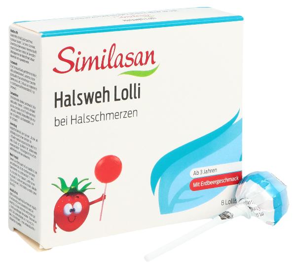 Similasan Halsweh Lolli 8 Stück Similasan Halsweh Lolli 8 Stück