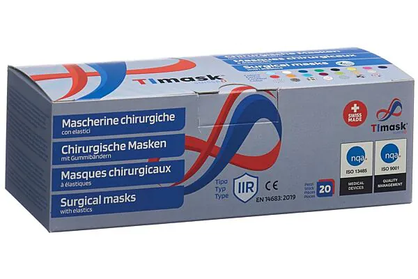 TImask Einweg-Medizinmaske Typ IIR Weihnachten 20 Stück