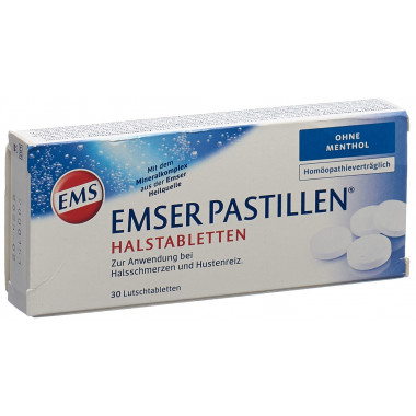 Emser Pastillen zuckerfrei mit Salbei 30 Stück Emser Pastillen zuckerfrei mit Salbei 30 Stück