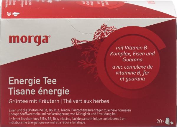 MORGA Energie Tee m/H Btl 20 Stück MORGA Energie Tee m/H Btl 20 Stück