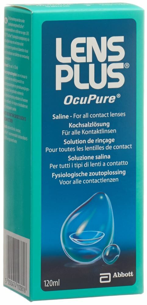 Lens Plus OcuPure Kochsalzlösung 120ml