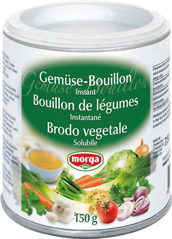 MORGA Gemüse Bouillon inst 150g MORGA Gemüse Bouillon inst 150g