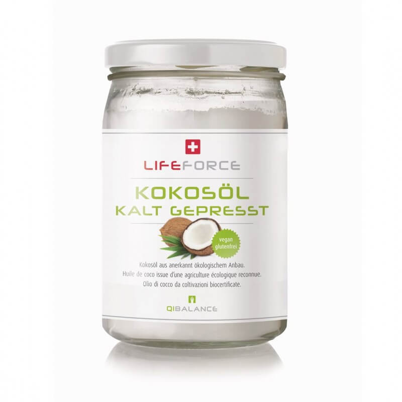 QiBalance Kokosöl Bio Glas 500ml QiBalance Kokosöl Bio Glas 500ml