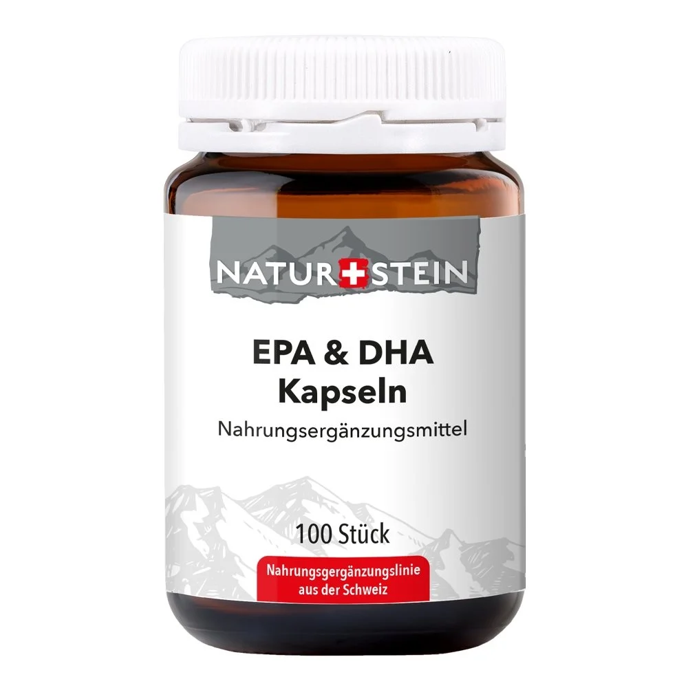 NATURSTEIN EPA & DHA Kapseln Glas 100 Stück