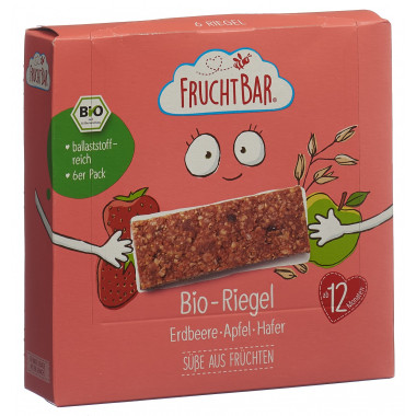 Fruchtbar Riegel Bio Erdbeere Apfel Hafer 6 x 23 g