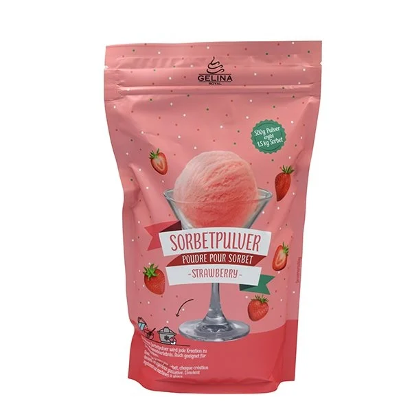 GELINA Royal Sorbetpulver Erdbeere 500g